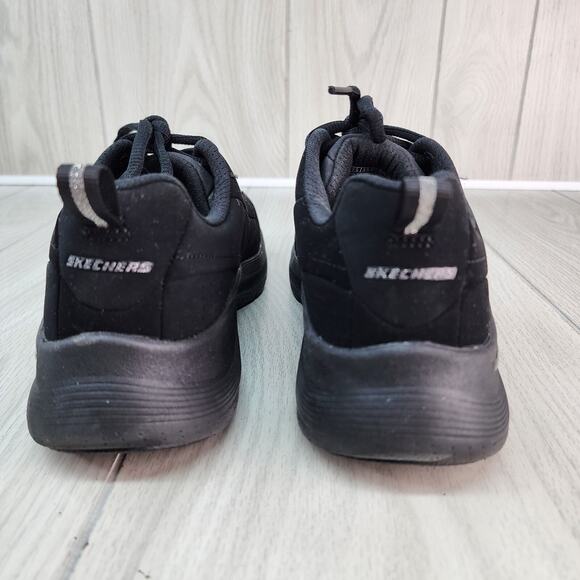 Arch Fit Skechers Women's 7.5 Sneakers Black Air-Cooled SN 150062 - Picture 4 of 11